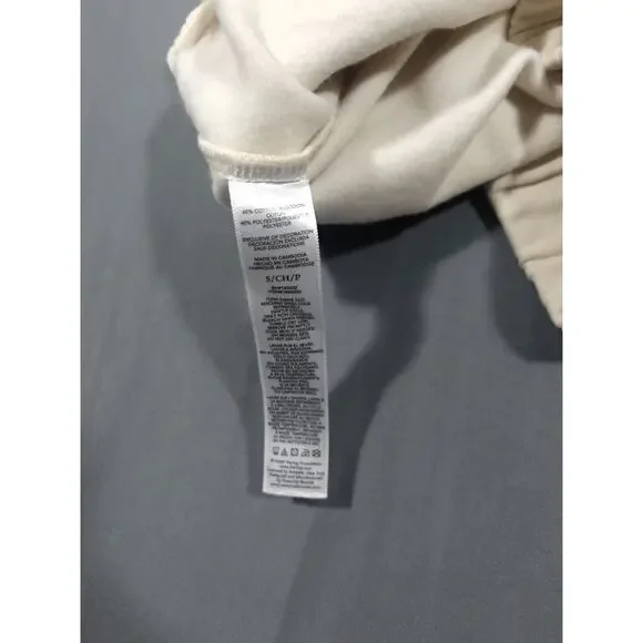 Keith Haring Jogger Lounge Pants Womens Small Cream Graphic Heart Sleepwear - Picture 7 of 9